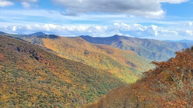 Fall colors in the North Carolina mountains