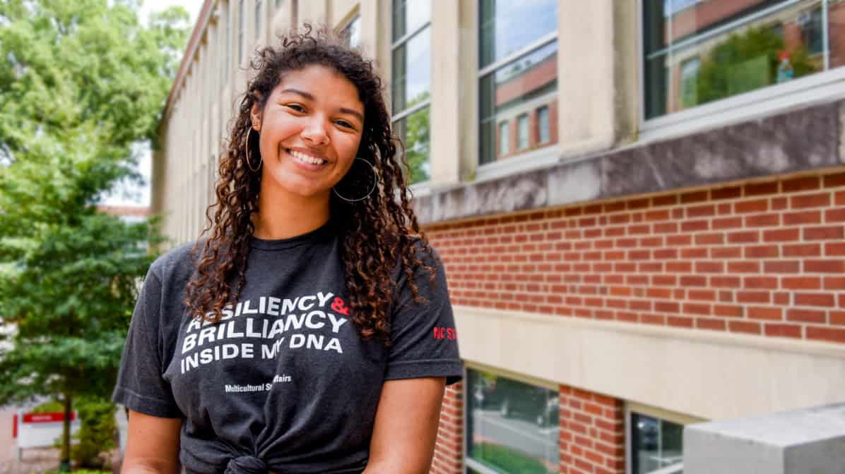 Sera Cole, one of the College of Sciences newest students