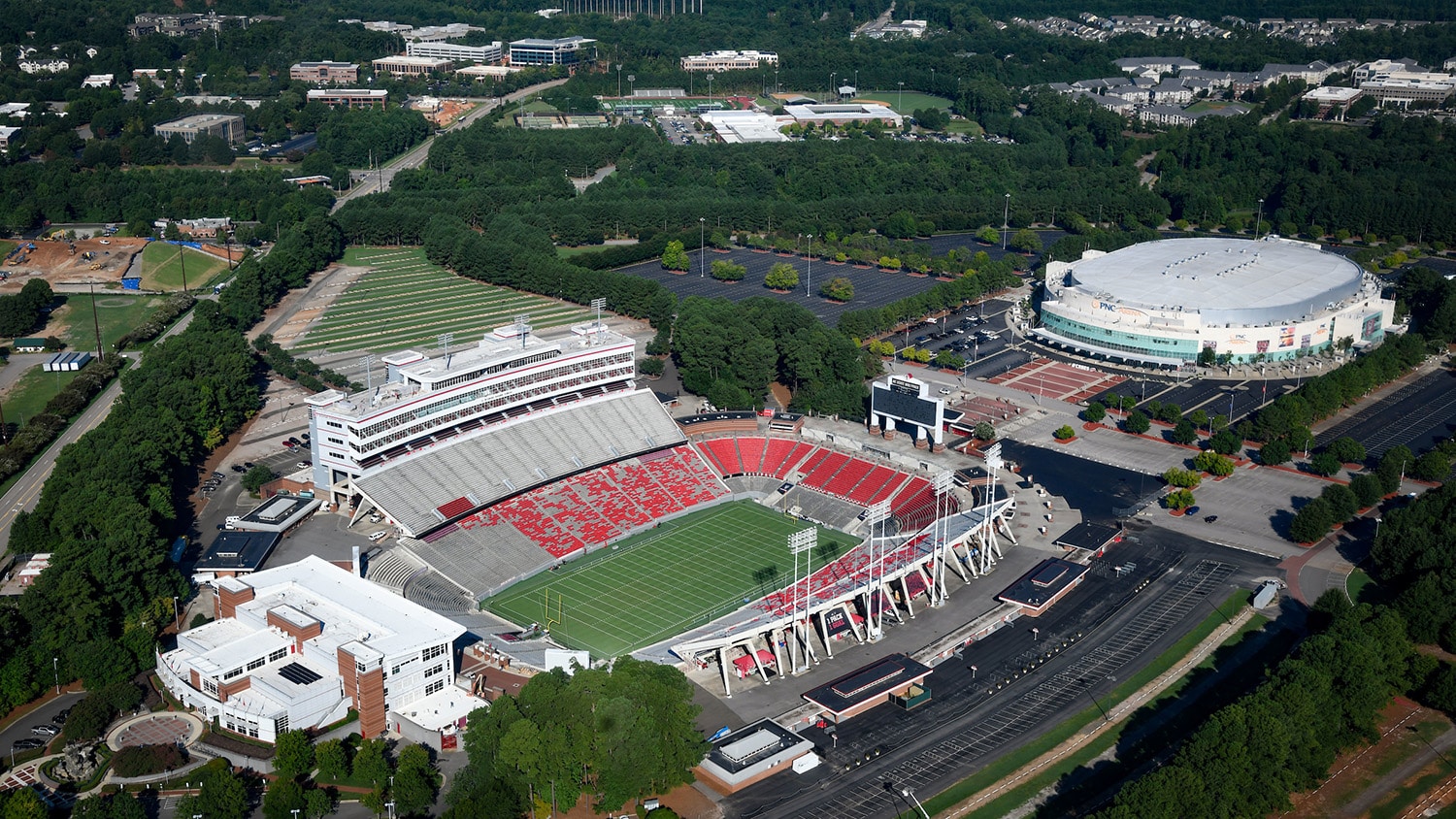 Getting Ready in Raleigh: An Early Look At Carter-Finley Stadium