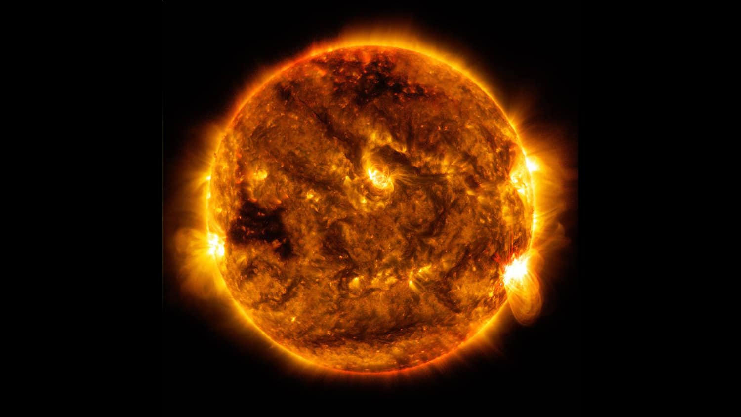 The sun